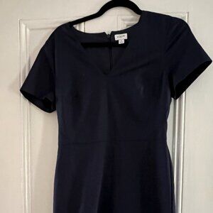 Jcrew navy cocktail dress short
